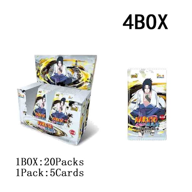 Naruto Collection Cards Wholesale Kayou Full Set Booster Box Uzumaki Uchiha Anime Playing Game Cards Gao Jinjia LED