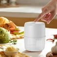 thumbnail image 4 of Electric Garlic Chopper Portable Veggie Chopper Garlic Grinder Masher Onion Chopper Blender to Vegetable Cordless Food Processor for Ginger Chili Fruit Meat Beans, 4 of 5
