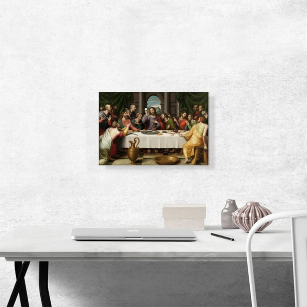 ARTCANVAS The Last Supper 1562 Canvas 2024 Art Print by Juan de Juanes