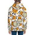 thumbnail image 4 of Kll Unisex Kids Boys Girls Hooded Pocket Pullover Hoodies-Giraffes Head, 4 of 9