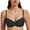 Black, variant on MELENECA Women's Sexy Lace Push Up Plus Size Sheer Balconette Underwire Unlined Bra Black 34D