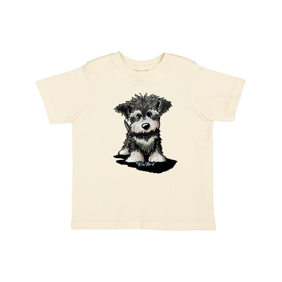 Inktastic Schnauzer Pup Boys or Girls Toddler T-Shirt
