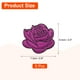 thumbnail image 2 of 5 Piezas de Parche Bordado de Rosa Morada, Parches Decorativos 3D para Coser/Planchar en Vestidos y Jeans de Mujer, 2 of 7