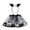 Grey, variant on LILIYA Halloween Tutu Skirt with Bow, Print Dance Skirt for Girls, Party Outfit with Hairband Set