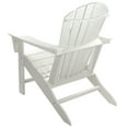 thumbnail image 6 of Northlight All Weather Recycled Plastic Outdoor Adirondack Chair, White, 6 of 6