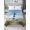 Blue, Yellow, Green, variant on Flat Sheet Bed Sheets, Summer Ocean Seaside Lighthouse Soft Top Sheet Brushed Microfiber Bedding Sheet - 1 Queen Size Flat Sheet Only, Retro Oil Painting Style
