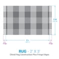 thumbnail image 4 of Park Designs Refined Rustic Rag Rug 2' x 3', 4 of 5