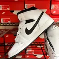 thumbnail image 4 of N I-K-E A i r-Jor-dan 1 Mid Size 8-13 Black / White Reverse Panda DQ8426-132, 4 of 6