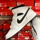 thumbnail image 4 of N I-K-E A i r-Jor-dan 1 Mid Size 8-13 Black / White Reverse Panda DQ8426-132, 4 of 6