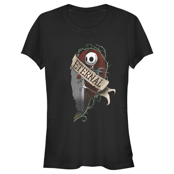 Junior's The Nightmare Before Christmas Eternal Jack Graphic Tee Black Large