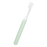 Quip Sonic Adult Electric Toothbrush Soft Bristles Built-in Timer + Travel Case, Sage Green