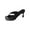 Black, variant on Women Sandals Comfortable Kitten Heel Open Toe Slip-on Flip-Flops Sandals Summer Women's Trendy Casual Daily Beach Vacation Shoes Black 40