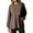 Brown, variant on Utoimkio Tunic Tops for Women Plus Size Long Sleeve Solid Color Shirts Crewneck Pullover Tee Blouses for Women