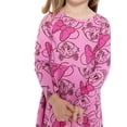 thumbnail image 6 of Minnie Mouse Toddler Girls Print Dress with Long Sleeves, Sizes 12M-5T, 6 of 6