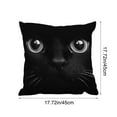 thumbnail image 4 of Cute Animal Cat Throw Pillow Cover 18x18 Inch Cat Dog Printed Throw Pillow Covers Decorations Animals Decorative Cushion Cases Home Décor for Couch Bed Sofa Bedroom, 4 of 6