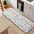 thumbnail image 5 of Pioneer Flower Floral Print Pattern Kitchen Rug Mat,Kitchen Runner Rugs Non Skid Washable,Decorative Kitchen Floor Mats for Kitchen,Sink,Laundry,17"x47.2", 5 of 7
