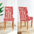 thumbnail image 5 of BZSMCE Chairs Slipcovers Dining Chair Covers Classical Design Merrh Christmas Print Creative Pattern, 5 of 7
