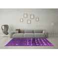 thumbnail image 3 of Ahgly Company Indoor Rectangle Oriental Purple Industrial Area Rugs, 8' x 12', 3 of 4