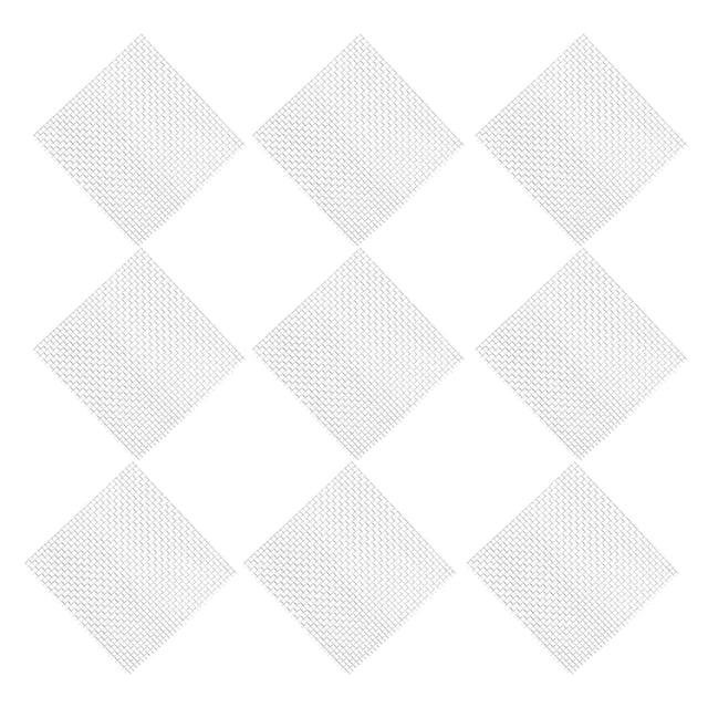 FONWILYO 20Pcs Stainless Steel Aquatic Plant Mesh Sheets for Home Fish Tank Moss Attachment