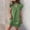Solid Color, variant on Womens Summer Dresses Solid Color Layered Sleeve Texture Standing Collar Dress Short Sleeved Lapel Dress