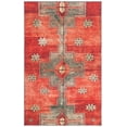 thumbnail image 2 of SAFAVIEH Tucson Jimmy Oriental Machine Washable Area Rug, Rust/Green, 5' x 8', 2 of 14