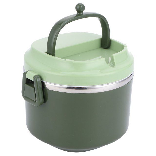 Boîte à Lunch en Acier Inoxydable, avec Boîte à Lunch Bento Isolée Conteneur de Boîte à Lunch, pour Enfants École Camping Extérieur Adultes, Hommes Femmes Simple Couche/ 1L