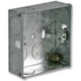 thumbnail image 1 of PRO ELEC - 1 Gang Metal Back Box, 25mm Depth, 1 of 1