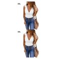 thumbnail image 1 of Sonducket Camisetas sin mangas para mujer con capas fáciles para cualquier ocasión, camiseta sin mangas para mujer, blusa informal transpirable Blanco 3XL,1 2piezas, 1 of 6