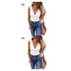 thumbnail image 1 of Sonducket Camisetas sin mangas para mujer con capas fáciles para cualquier ocasión, camiseta sin mangas para mujer, blusa informal transpirable Blanco 3XL,1 2piezas, 1 of 6
