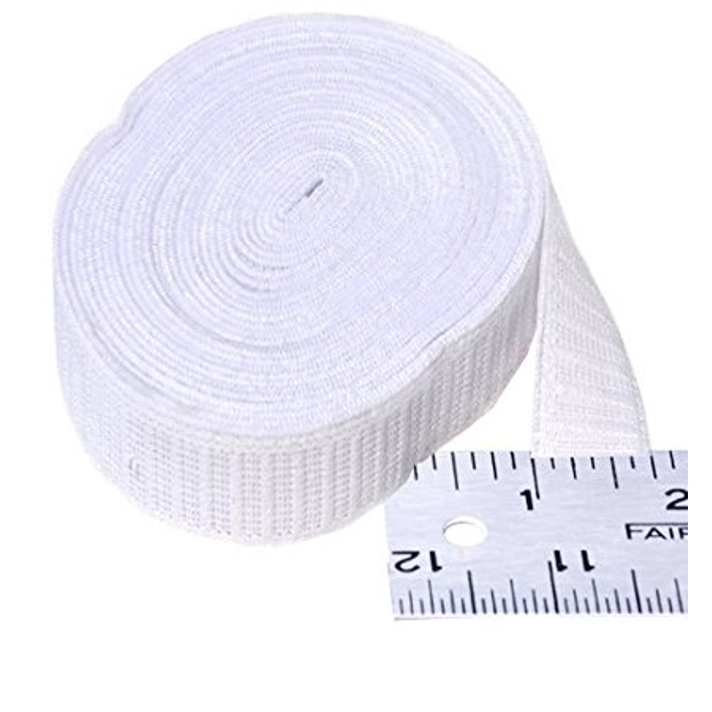 Elastic Nonroll Elastic 3/4" White By Yard
