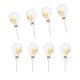 thumbnail image 1 of Creative 10Pcs Golden Sequined Balloons Cake Decorations Suitable For Baby Showers And Weddings, 1 of 3