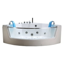 Whirlpool Bathtub 59.8″ X 59.8″ hot tub double pump – Capri