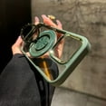 thumbnail image 1 of 360 Rotating Metal Ring Stand Magnetic Case for Magsafe iPhone 16 15 14 Plus 13 12 11 Pro X XR XS Max Shockproof Armor Cover Dark Green For iPhone 14, 1 of 6