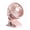 Pink, variant on Portable Mini Clip On Fan 4-in-1 USB Desk Fan with Night Light, Wall-Mounted & Portable, Quiet Circulating for Dormitory Bedroom Office
