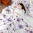 thumbnail image 4 of Homewish Floral Daisy Twin Bedding 7-Piece for Teens Boys Girls,Chic Flowers Bedding Comforter Set,Super Cozy Room Decor, 4 of 6