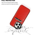 thumbnail image 6 of REQO Compatible with iPhone 14 Pro Max Case Wallet with Credit Card Holder, Flip Premium Leather Magnetic Clasp Kickstand Heavy Duty Protective Cover for iPhone 14 Pro Max 6.7 Inch (Red), 6 of 7