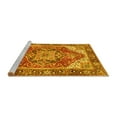 thumbnail image 2 of Ahgly Company Machine Washable Indoor Rectangle Persian Yellow Traditional Area Rugs, 2' x 3', 2 of 4