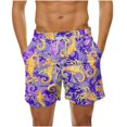 thumbnail image 1 of Men's Big&Tall Swim Trunks, Mens Swim Trunks with Pockets Board Beach Shorts Quick Dry Swim Shorts Bathing Suits Tropical Shorts for Men S-5XL Bathing Suits Woman Clearance, 1 of 5