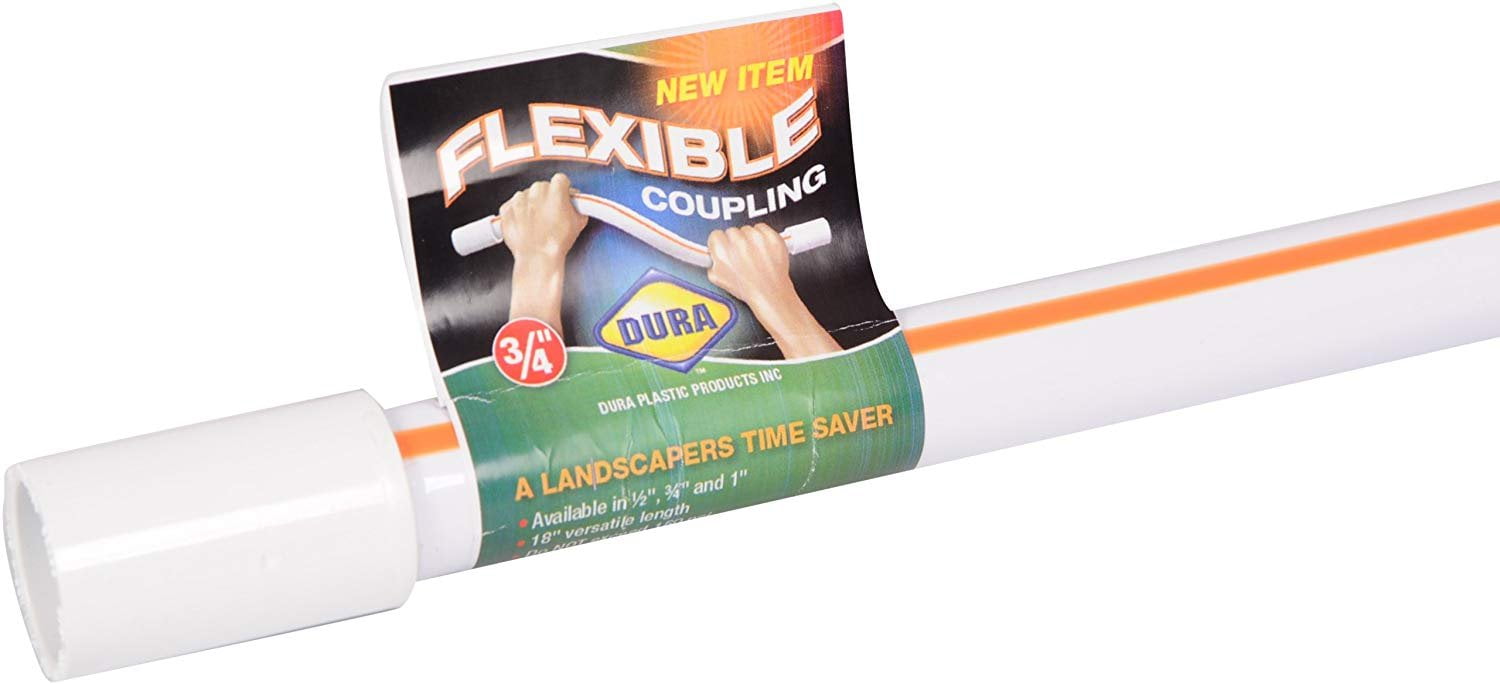 Dura Plastic FRC010S 1Inch Flexible Repair Coupling, White