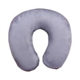 thumbnail image 2 of Almohada de , almohada para cuello, compacta, transpirable, cómoda, de espuma viscoelástica, soporte para cabeza y cuello para uso en casa o Gris, 2 of 8