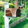 thumbnail image 4 of Abstract Tropical Leaves Magnetic Mailbox Covers Brown Palm Leaf Post Letter Box Cover Standard Size 18x21 Inch Waterproof Post Case Cover Decorative for Outside Garden Yard, 4 of 6