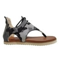 thumbnail image 2 of Zapatos de verano para mujer con clip en los dedos Camuflaje Cremallera Pisos cómodos Sandalias de playa informales Wmkox8yii ytu5573, 2 of 4