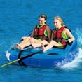 thumbnail image 3 of Gymax 2 Person Inflatable Towable Tubes for Boating Water Tubes for Boats to Pull, 3 of 10