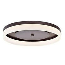 20 in. 3000K LED Ceiling Flush Mount Light, Oil Rubbed Bronze