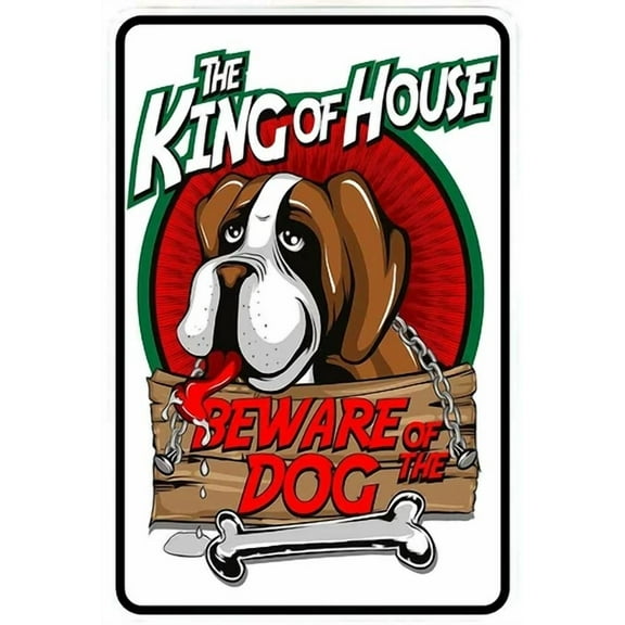 King Of The House Sign Metal Funny Man Cave House Decor P115
