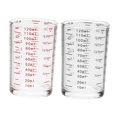 thumbnail image 3 of veasfak 2 Pieces Glass Measuring Cup Graduated Beaker Measuring Container for Coffee Black Red, 3 of 9