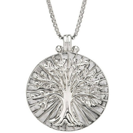 Lavaggi Jewelry Sterling Silver Tree Of Life Pendant Necklace, 18 Chain