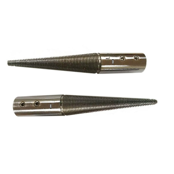 Tapered Spindles Buffing Wheel Set of 2 R & L With 1/2" Id Hole