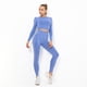thumbnail image 5 of Trajes de Yoga Femeninos Sunnimix Chándales de Fitness Leggings Crop Top S Azul Claro, 5 of 8