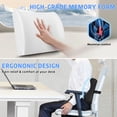 thumbnail image 2 of Cshidworld Lumbar Support Pillow For Office Chair and Car Seat, 2 of 7